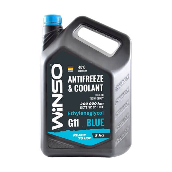 

Антифриз Winso Blue G11 -40 °С 5 кг Синий
