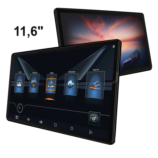 

Автомобильный монитор в подголовник Terra A116, Android 8.1, экран 11,6", 8xCPU, 2/16Gb