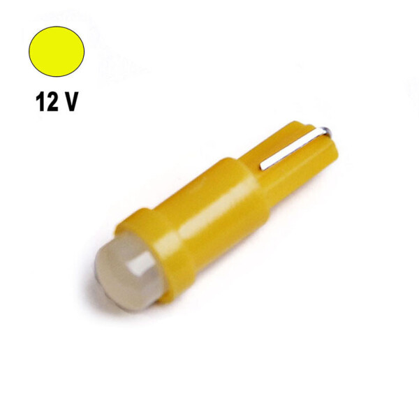 

Автолампа Terra T5 W2x4.6d COB, желтый, 12V, 1W