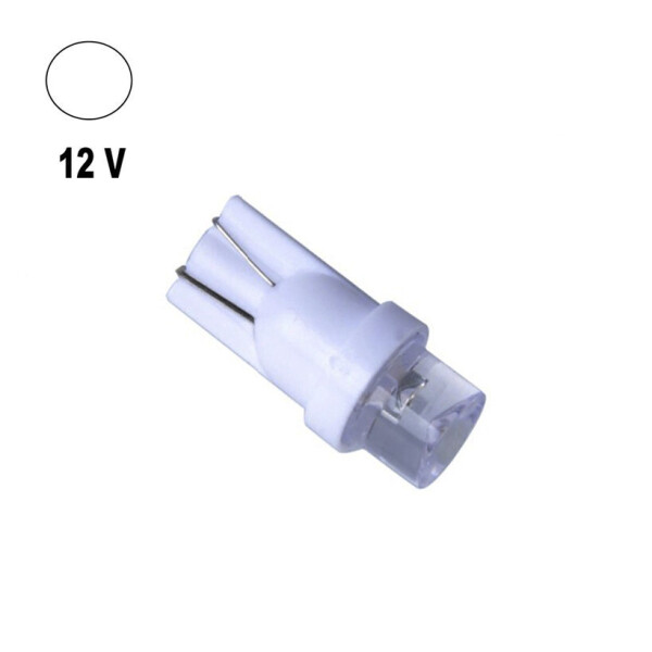 

Автолампа Terra T10 / W5W, цоколь W2.1x9.5d, LED вогнутая, белый, 12V, 0,24W