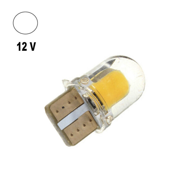 

Автолампа Terra T10 / W5W, цоколь W2.1x9.5d, COBx2, силикон, линза, 12V