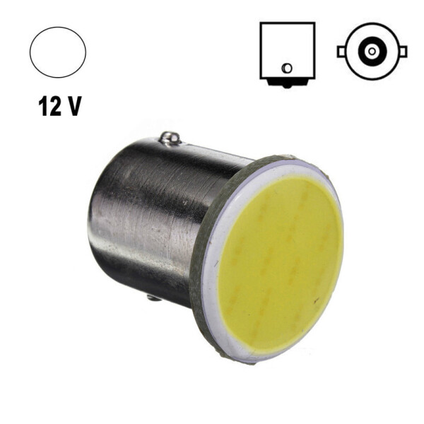 

Автолампа Terra P21W / 1156, цоколь BA15s, COB, белый, 12V