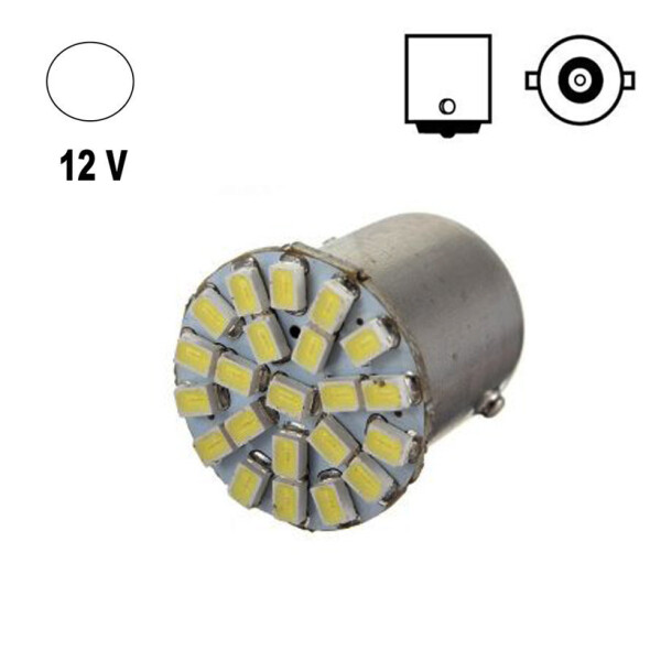 

Автолампа Terra P21W / 1156, цоколь BA15s, 3014x22smd, белый, 12V