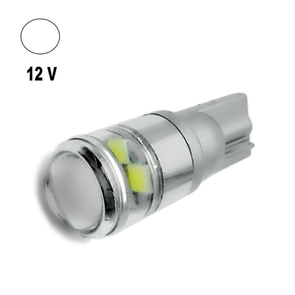

Автолампа Terra T10 / W5W, цоколь W2.1x9.5d, 2835x4smd, линза, 3W, 12V