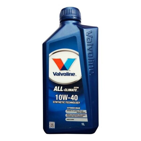 

Масло моторное VALVOLINE ALL CLIMATE 10W-40 1л