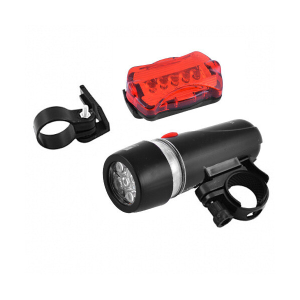 

Велосипедный фонарь с габаритом 812-5LED
