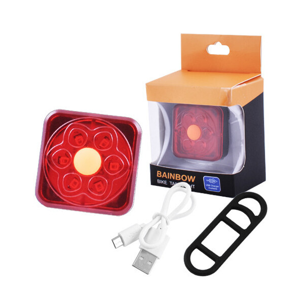 

Велосипедный фонарь задний габаритный XFL-106 6 LED, micro USB, встроенный аккумулятор