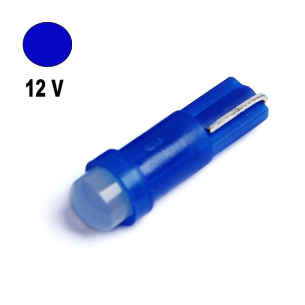 

Автолампа Terra T5 W2x4.6d COB, синий, 12V, 1W