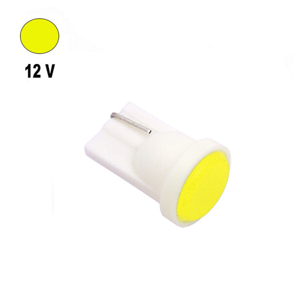 

Автолампа Terra T10 / W5W, цоколь W2.1x9.5d, COB, желтый, 12V, 1W