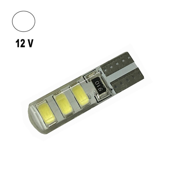 

Автолампа Terra T10 / W5W, цоколь W2.1x9.5d, 5730x6smd, силикон, 12V