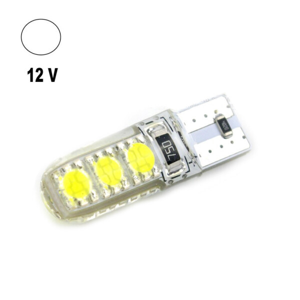 

Автолампа Terra T10 / W5W, цоколь W2.1x9.5d, HPx6smd, силикон, 12V