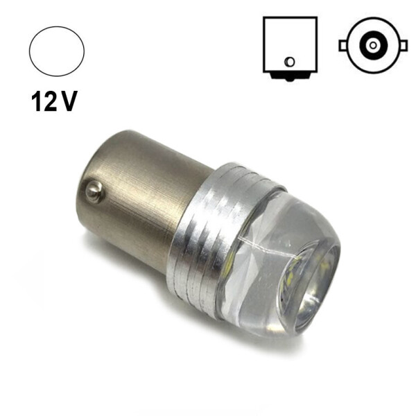 

Автолампа Terra P21W / 1156, цоколь BA15s, 3030x3smd, линза, белый, 12V