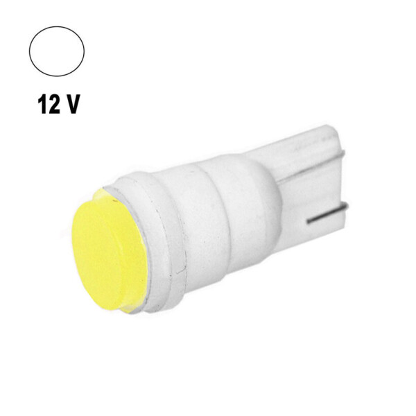 

Автолампа Terra T10 / W5W, цоколь W2.1x9.5d, COB керамика, белый, 12V, 1,5W