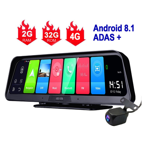 

Навигатор с видеорегистратором. Автопланшет Terra V27 4G, ADAS +, Android 8.1