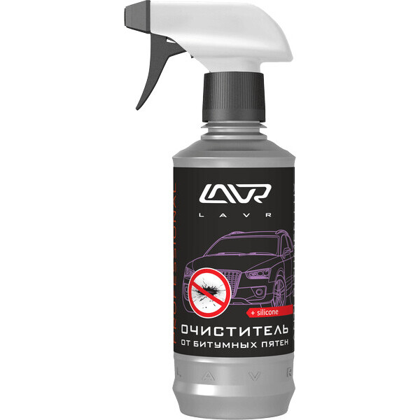 

Очиститель от битумных пятен с силиконом LAVR Anti Bitumen Lux 330мл