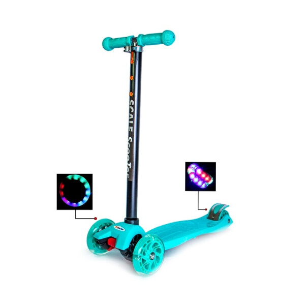 

Детский самокат MAXI Бирюзовый цвет Super scooter