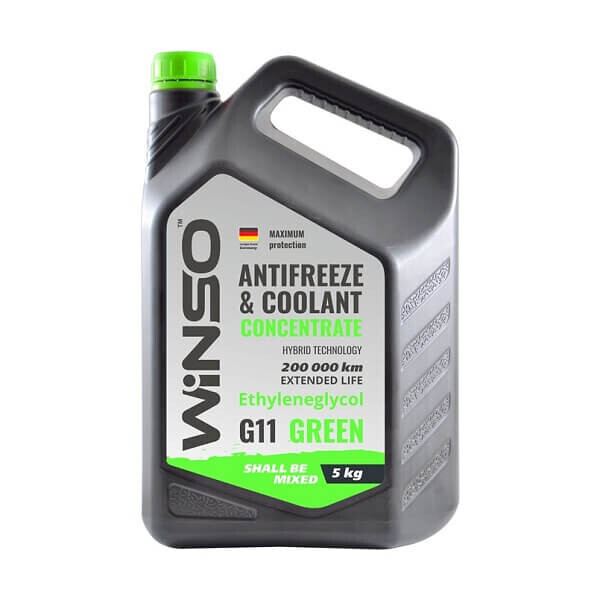 

Антифриз-концентрат Winso G11 5 кг Green