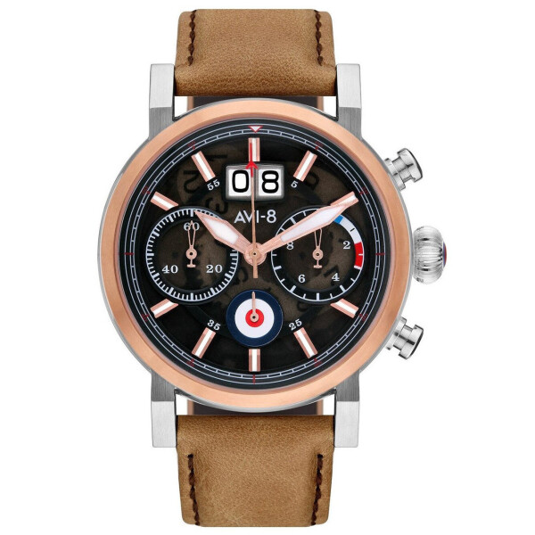 

Часы AVI-8 AV-4062-02 Hawker Hurricane Chronograph 43mm 5ATM