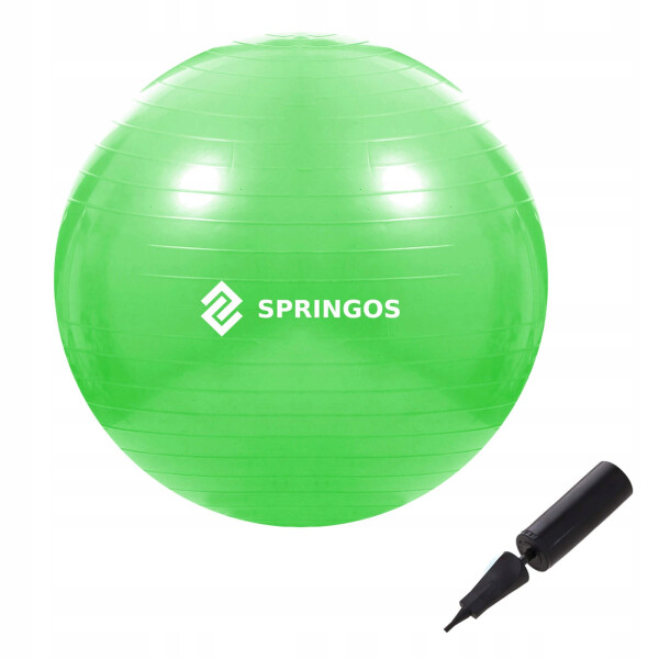

Мяч для фитнеса (фитбол) 65 см Springos Anti-Burst Green (FB0007)