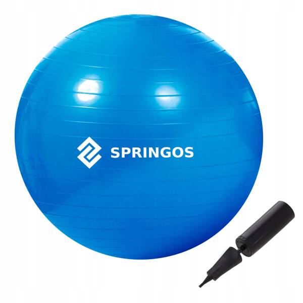 

Мяч для фитнеса (фитбол) 85 см Springos Anti-Burst Blue (FB0009)