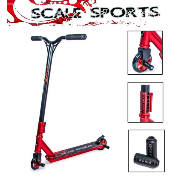 Акція на Трюковый самокат Scale Sports STORM красный Super scooter від Allo UA