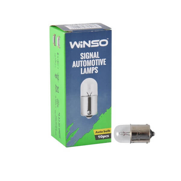 

Лампа накаливания Winso R10W 10W 24V BA15s 725160