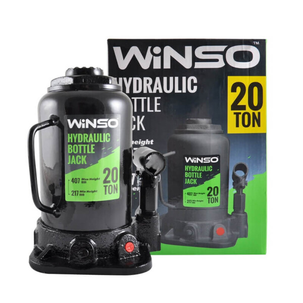 

Домкрат бутылочный WINSO 172100 20т 217-407мм