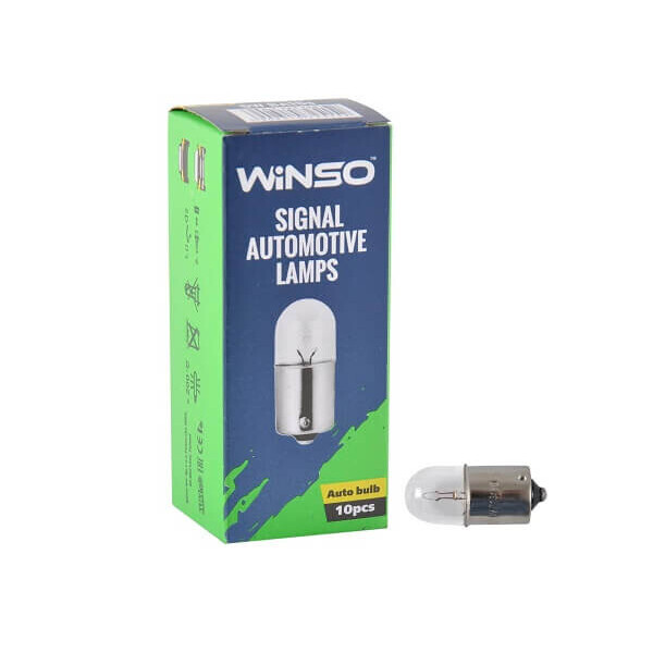 

Лампа накаливания Winso R5W 5W 24V BA15s 725150