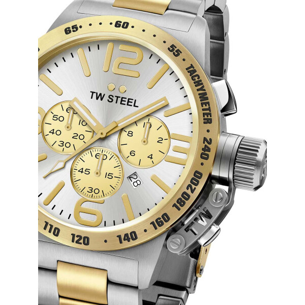 

Часы TW-Steel CB33 Canteen Bracelet Chronograph 45mm 10ATM