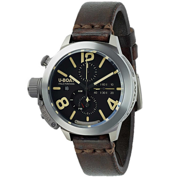 

Часы U-Boat 8061 Classico 45mm Titanium Autom. Chronograph 100M