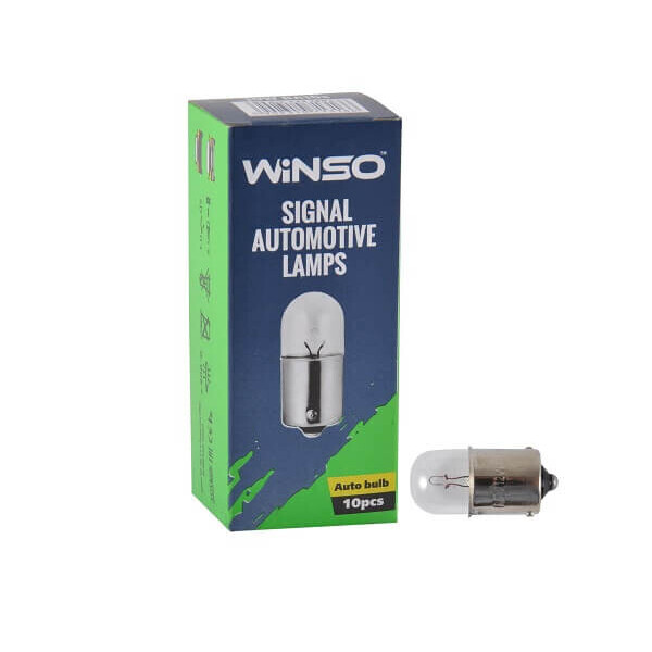 

Лампа накаливания Winso R10W 10W 12V BA15s 713160