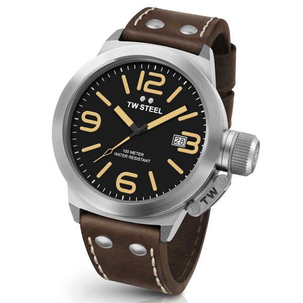 

Часы TW-Steel CS32 Canteen Leather 50mm 10ATM
