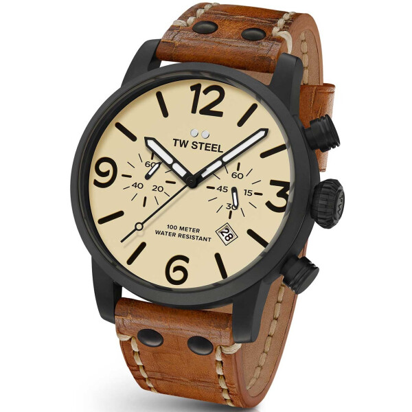 

Часы TW-Steel MS44 Maverick Chronograph 48mm 10ATM