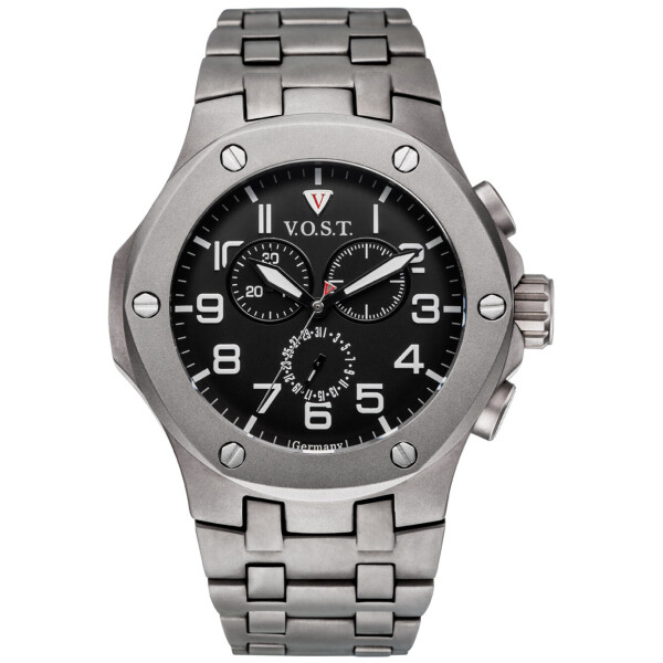 

Часы V.O.S.T. Germany V100.018.CT.TT.T.B Titanium Chrono 44mm 20ATM