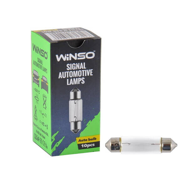 

Лампа Winso 12V SV8.5 T11x41 C10W 10W 713220