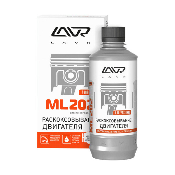 

Раскоксовывание двигателя ML-202 (для двигателей более 2-х литров) LAVR 330мл