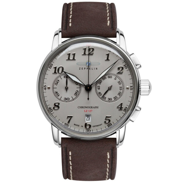 

Часы Zeppelin 8678-4 LZ-127 Chronograph 43mm 5ATM