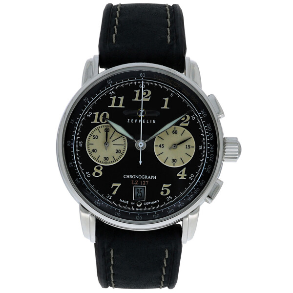 

Часы Zeppelin 8674-3 LZ-127 Chronograph 43mm 5ATM