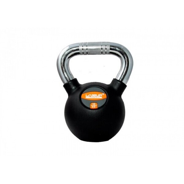

Гиря обрезиненная Live Up Rubber Kettel Dumbell 10 кг