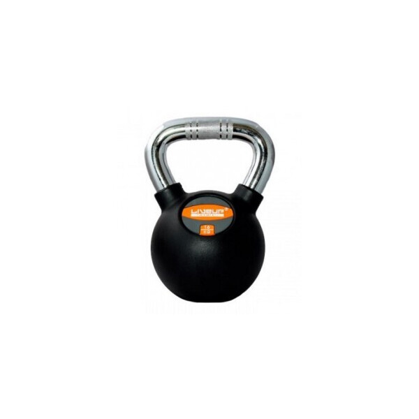 

Гиря обрезиненная Live Up Rubber Kettel Dumbell 16 кг