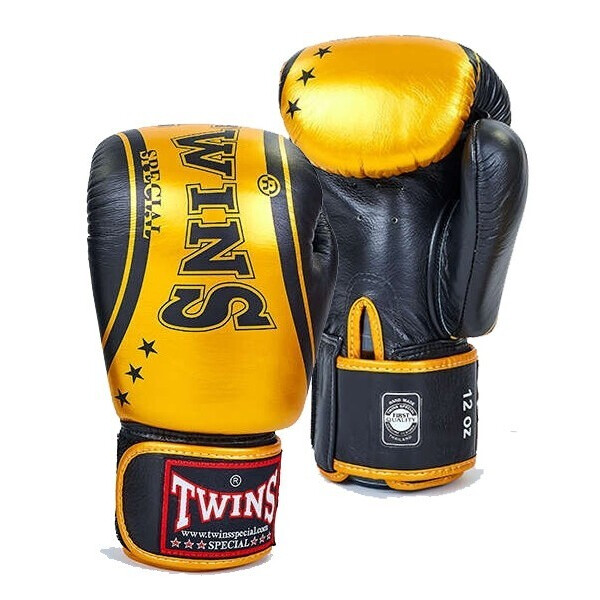 

Перчатки боксерские Twins FBGV-TW4-BKG золотые - 14 Oz