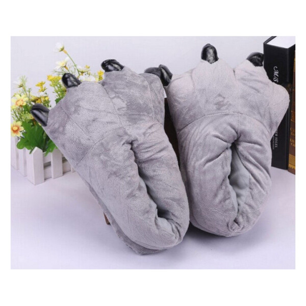 

Тапочки домашние кигуруми CDRep Лапы, серые (FO-115595)