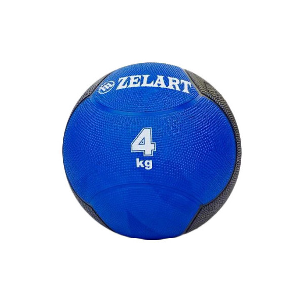 

Мяч медицинский (медбол) ZLT FI-5121-4 4 кг синий