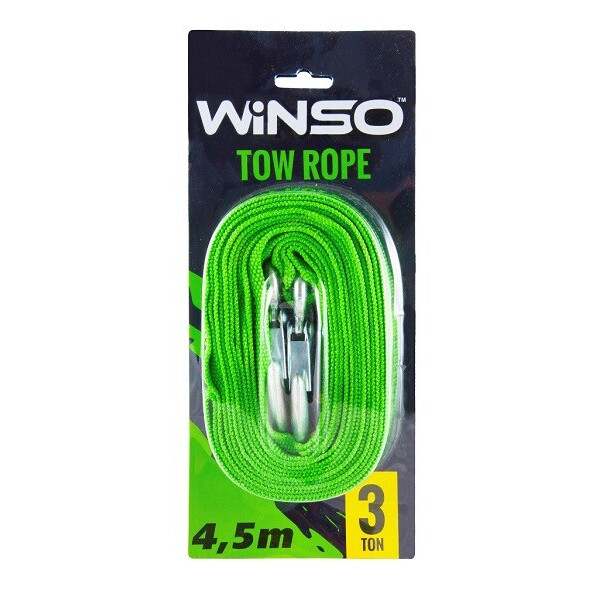

Трос буксировочный WINSO 3т 4,5м блистер 133450