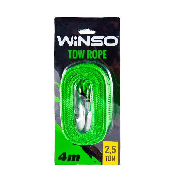 

Трос буксировочный WINSO 2.5т 4м блистер 132540