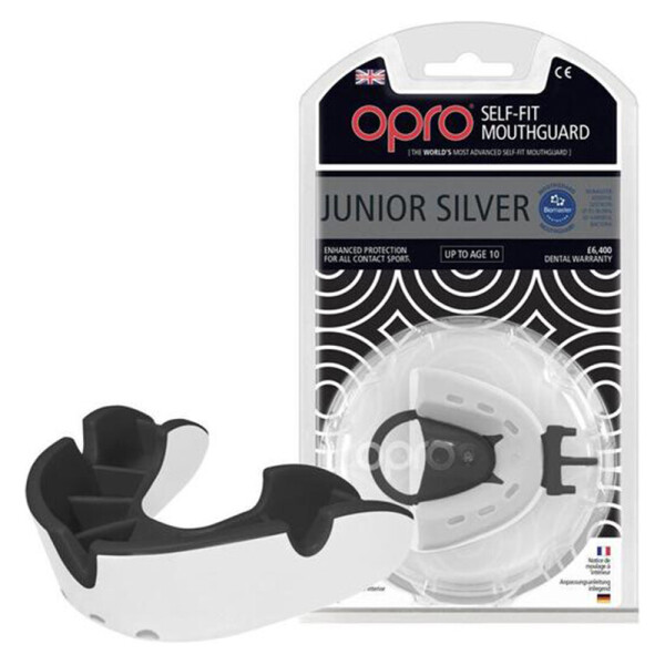 

Капа Opro Junior Silver, белая (002190006)