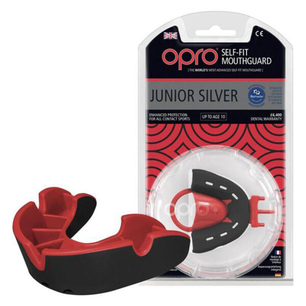

Капа Opro Junior Silver, черная (002190001)
