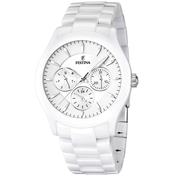 

Часы Festina Ceramic F16639/1 Damen Multifunktion weiss 40 mm