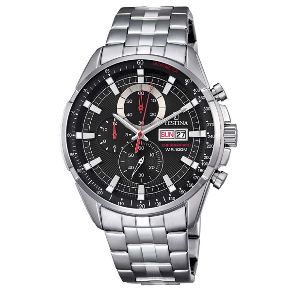 

Часы Festina F6844/4 Chronograph Herren 44mm 10ATM
