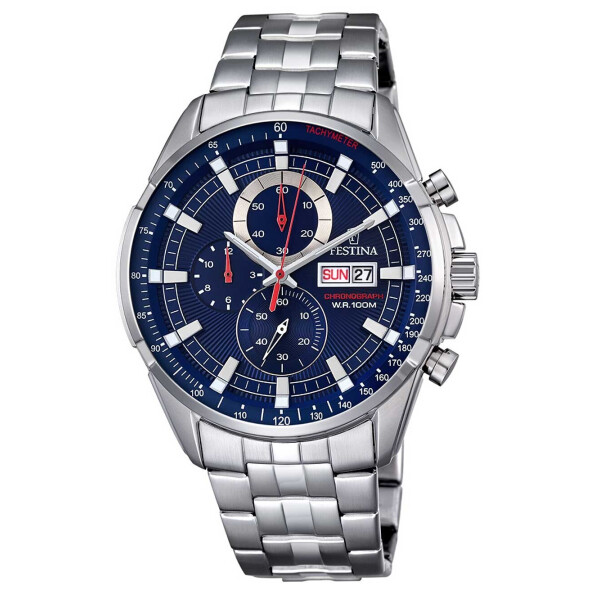 

Часы Festina F6844/3 Chronograph Herren 44mm 10ATM